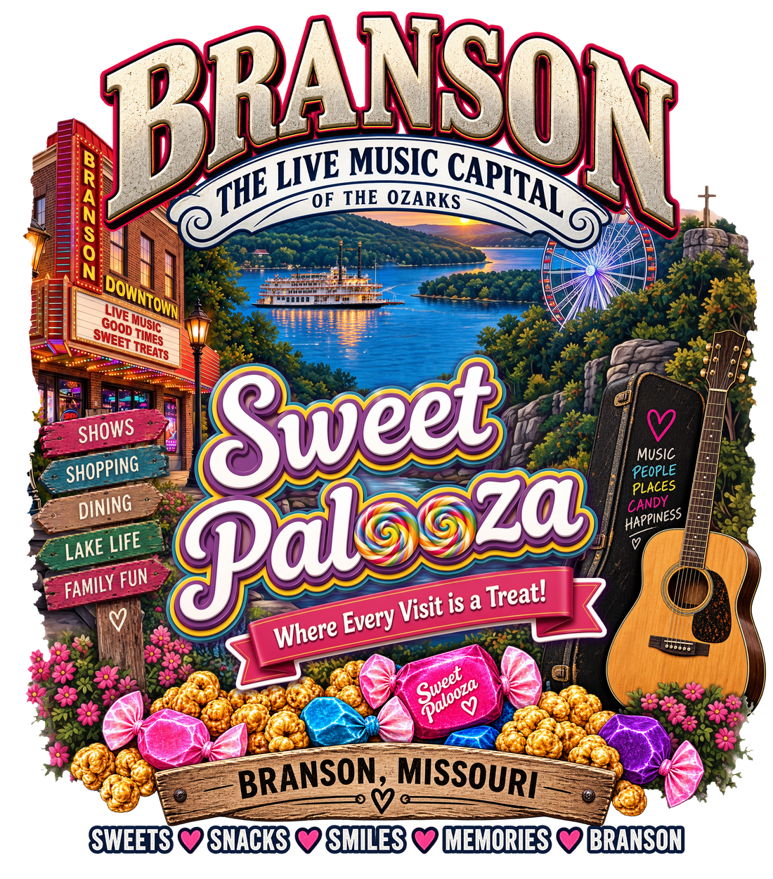 Sweet Palooza - Music Capital Branson (Unisex)