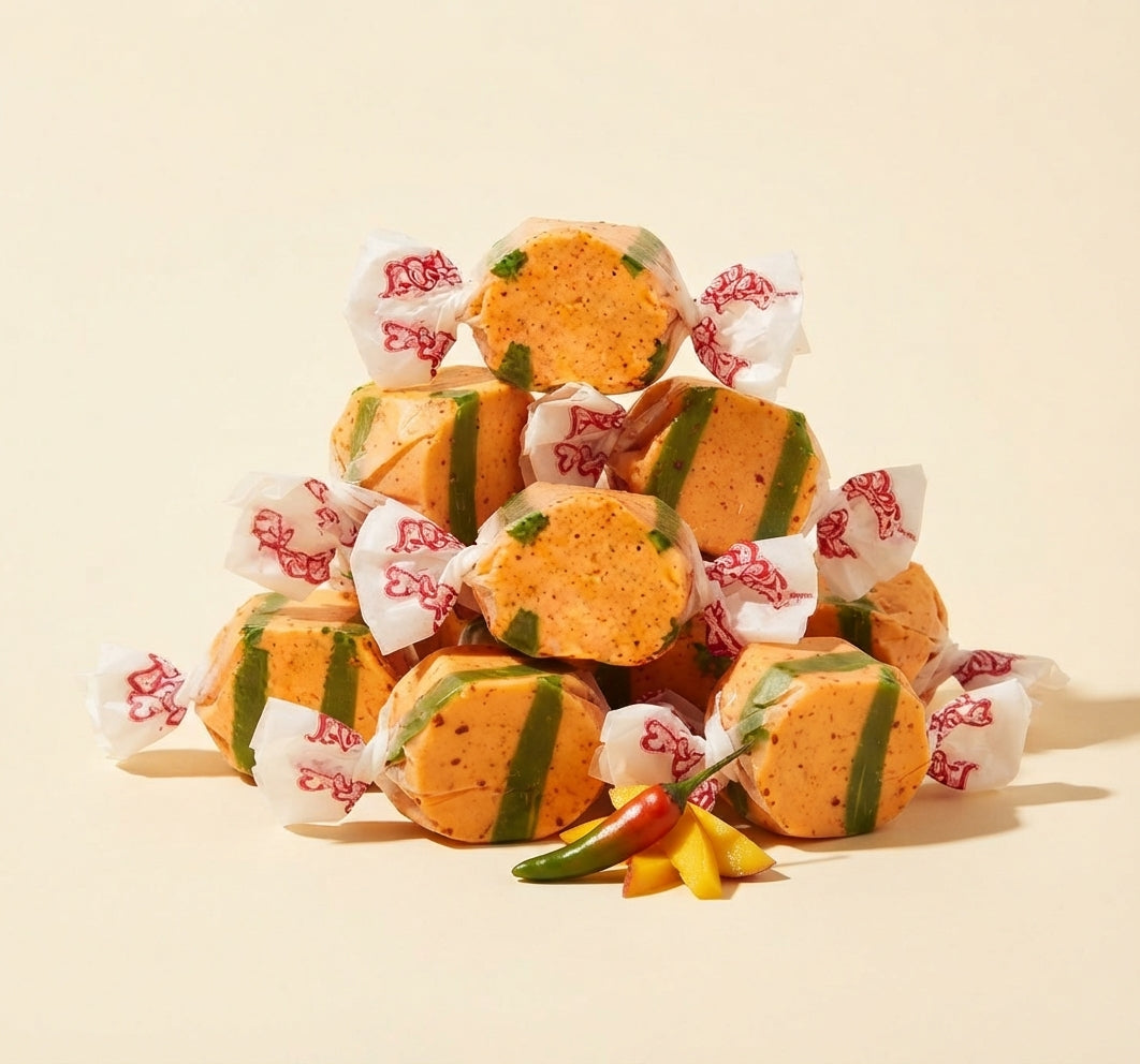 Chili Mango Taffy
