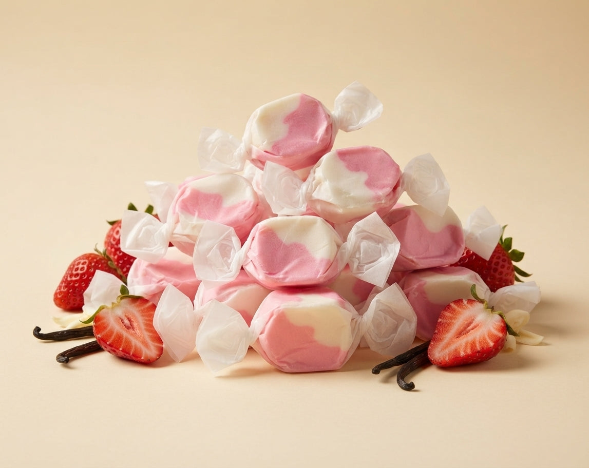 Strawberry Cream Taffy