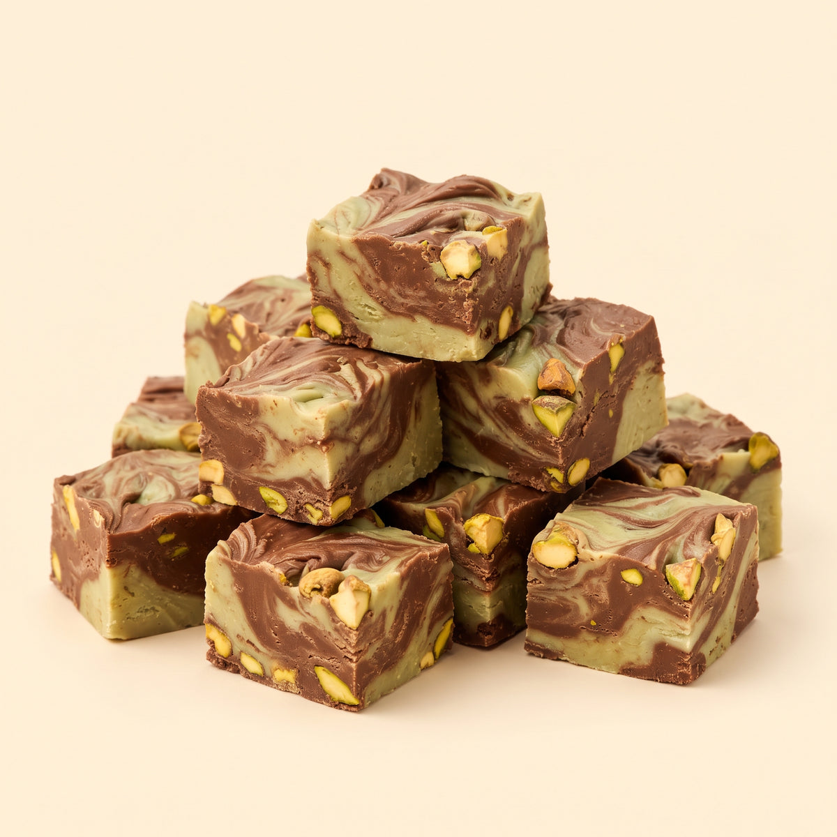 Chocolate Pistachio Fudge