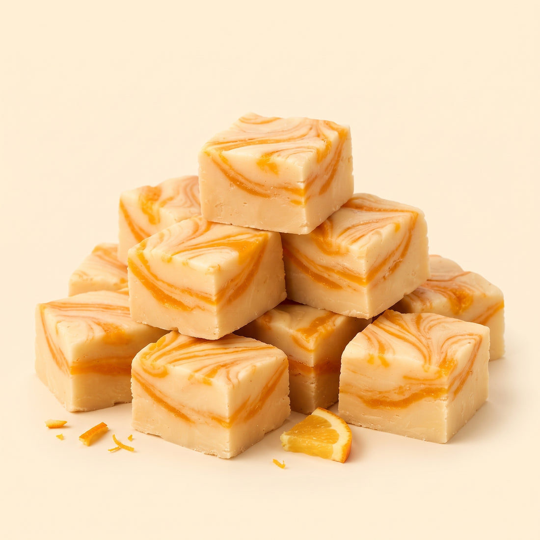 Orange Swirl Fudge