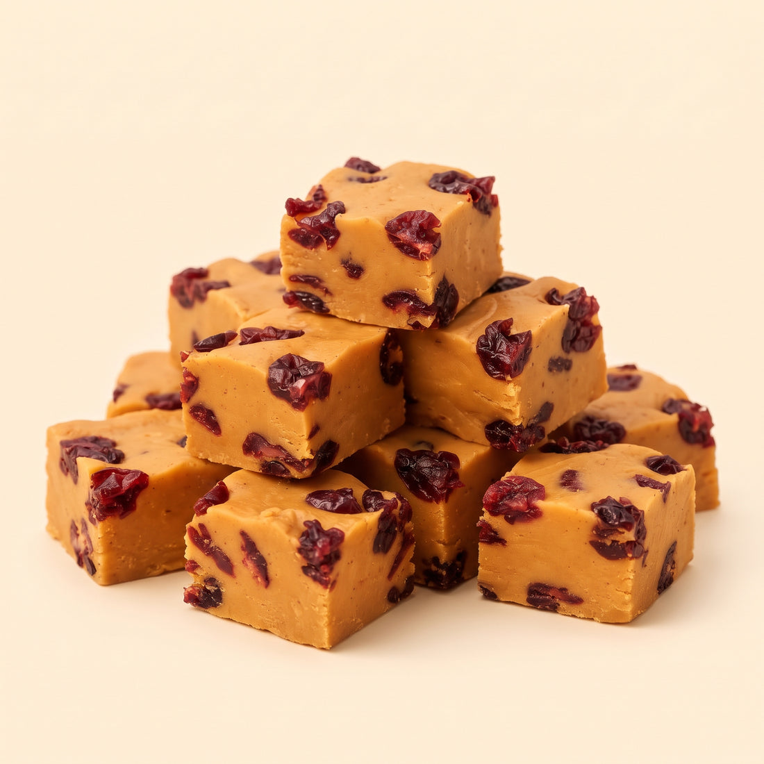 Pumpkin Cranberry Fudge