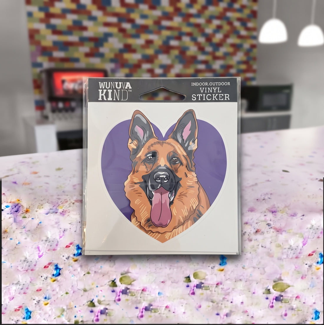 Wunuva Kind Vinyl Sticker - German Shepherd