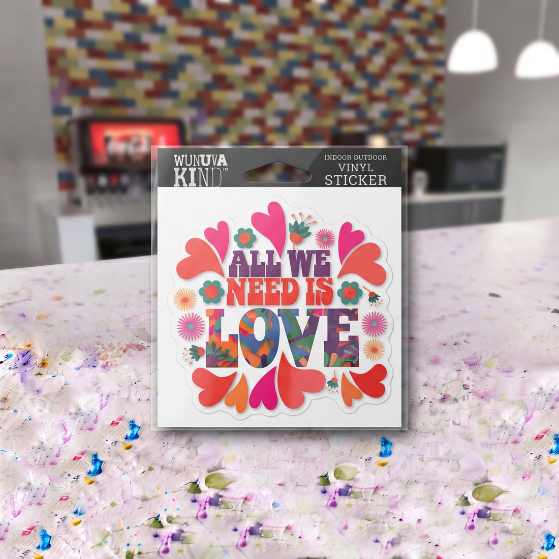 Wunuva Kind Vinyl Sticker - Need Love (Version 2)