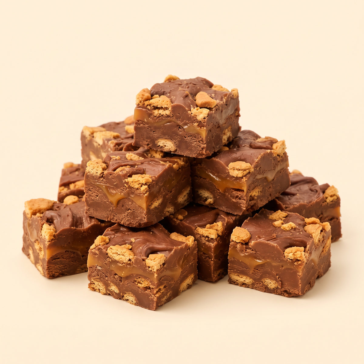 Caramel Cookie Bar Fudge